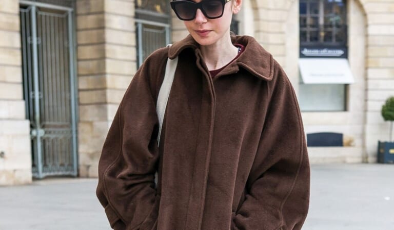 Lily Collins Just Wore the French It Sneakers That Are Nothing Like Sambas