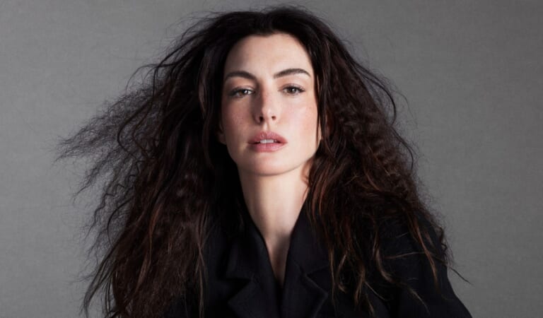 Anne Hathaway Talks Her Spring Must-Haves (Sheer Skirts!), Hanging Out with Donatella Versace, and More