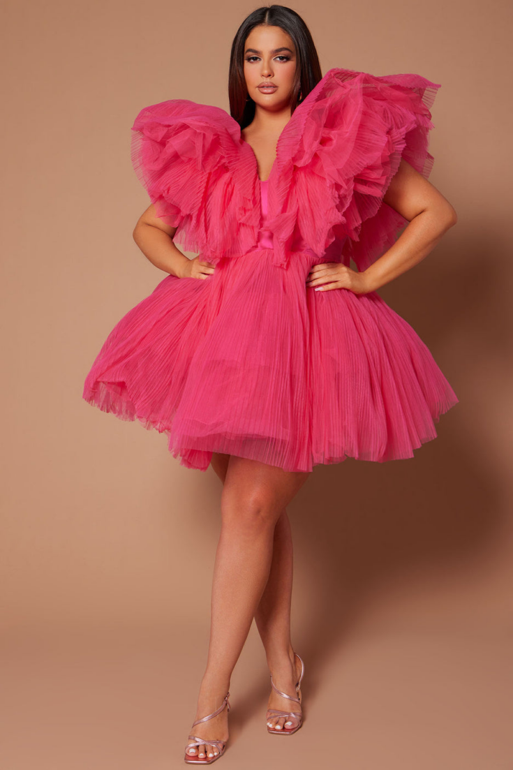 Delaney Tulle Mini Dress