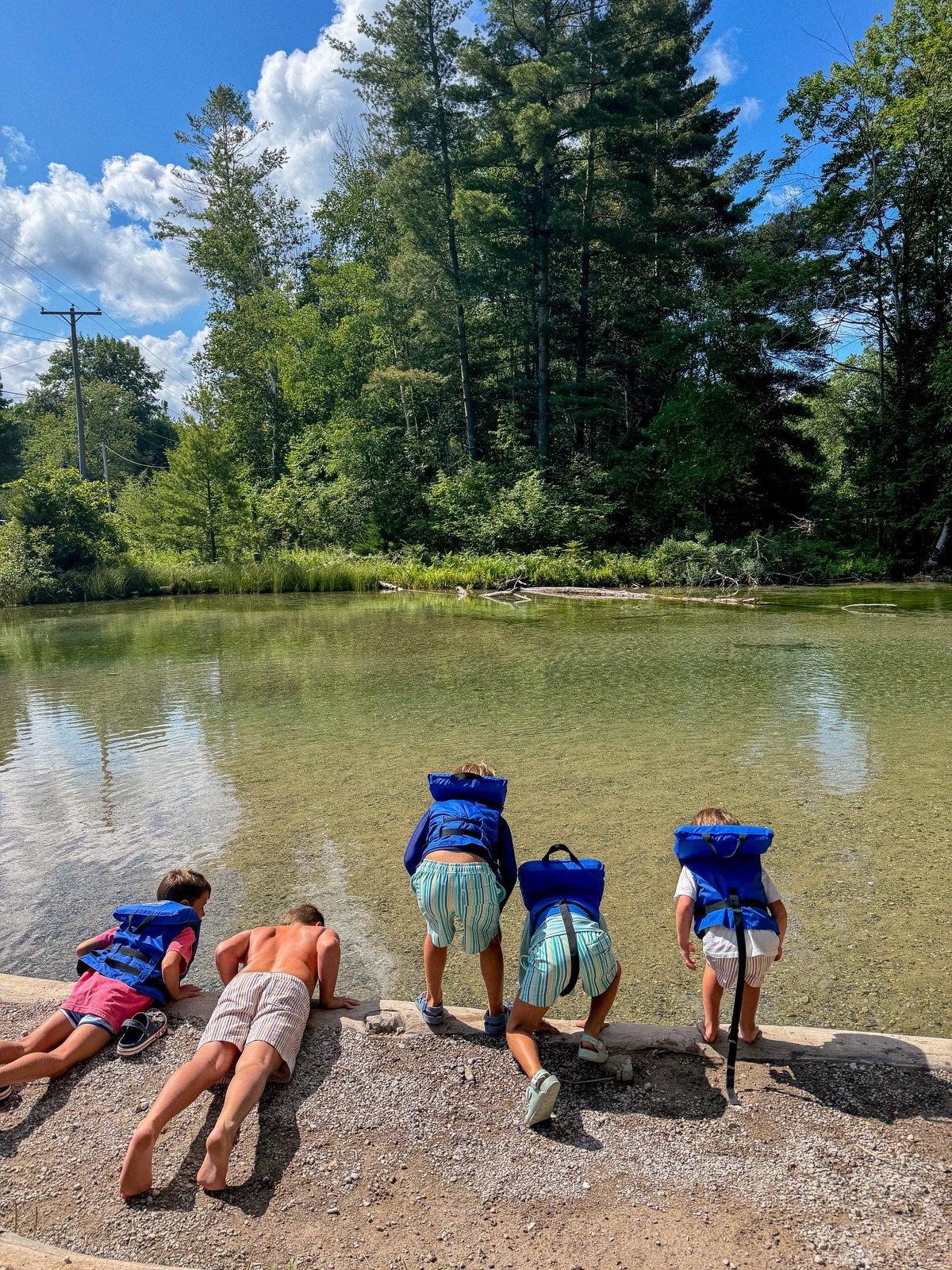 kayaking the Crystal River, Glen Arbor Northern Michigan