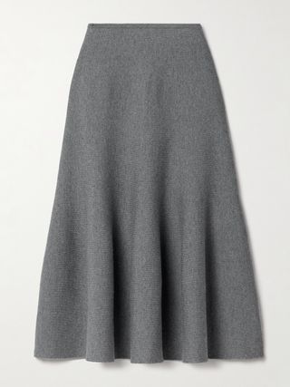 Odil Wool-Blend Midi Skirt