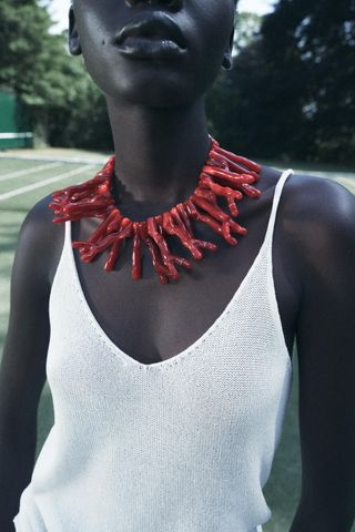 Coral Effect Necklace