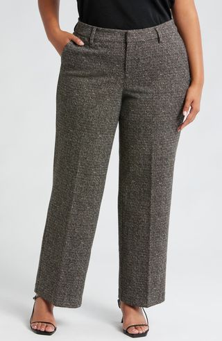 Kelsey Herringbone Wide Leg Knit Pants