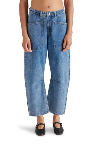 Haniel Crop Barrel Leg Jeans