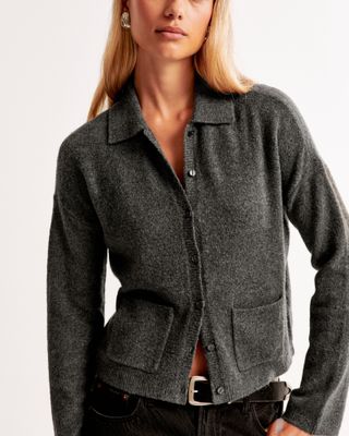 Abercrombie, Collared Cardigan