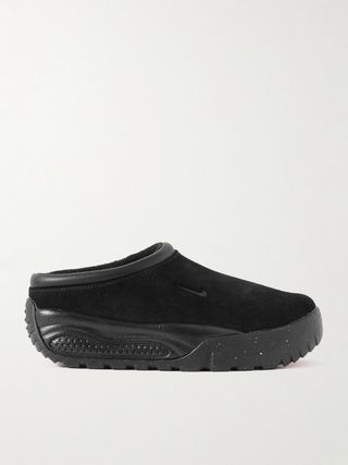 Acg Rufus Leather-Trimmed Suede Slip-On Sneakers