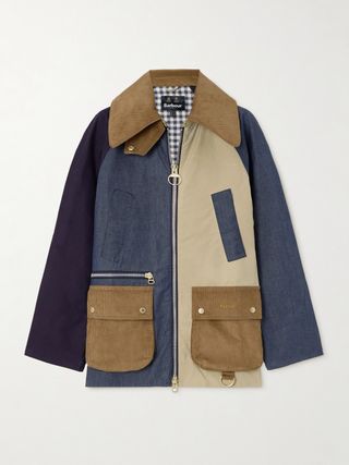 Gunnerside Paneled Cotton-Canvas, Denim and Corduroy Jacket