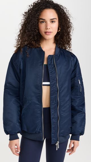 City Longline Bomber Jacket