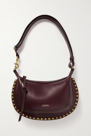 Oskan Moon Studded Leather Shoulder Bag