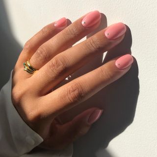 Light nail colours baby pink