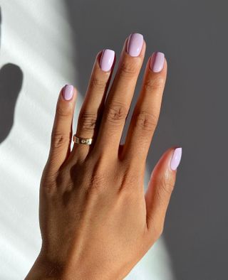 Light Nail Colours Soft Lilac