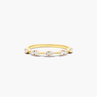 James Allen, 14K Yellow Gold Luminance Lab-Created Diamond Ring