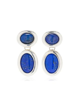 Sterling Silver Lapis Earrings