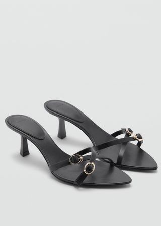 Buckle Leather Sandals