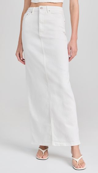 Amiri Maxi Pencil Skirt With Back Slit