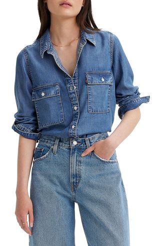 Doreen Denim Utility Shirt