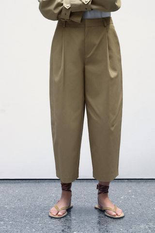 Pleated Pants