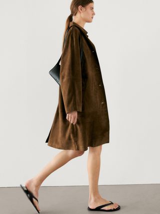 Massimo Dutti, Suede Coat