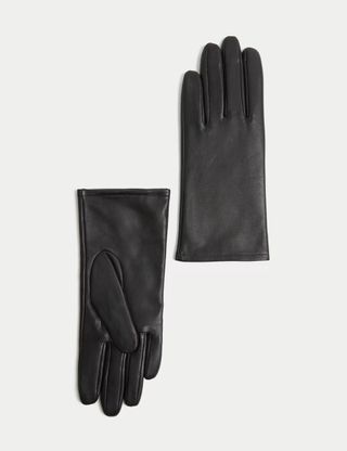 Leather Warm Lined Gloves