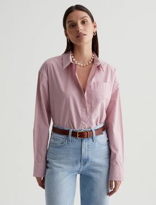 Addison Relaxed Long Sleeve Button-Up Shirt