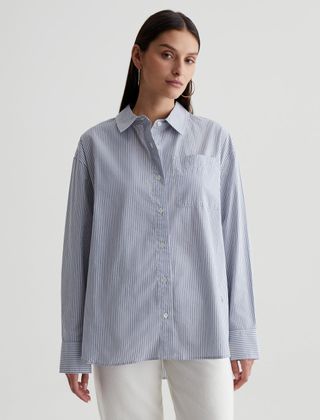 Addison Relaxed Long Sleeve Button-Up Shirt