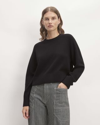 The Cashmere Boxy Crew Sweater