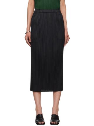 Pleats Please Issey Miyake, Basics Midi Skirt