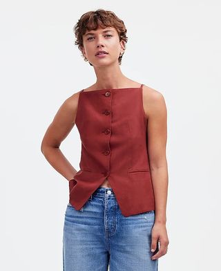 Madewell, Square Neck Vest