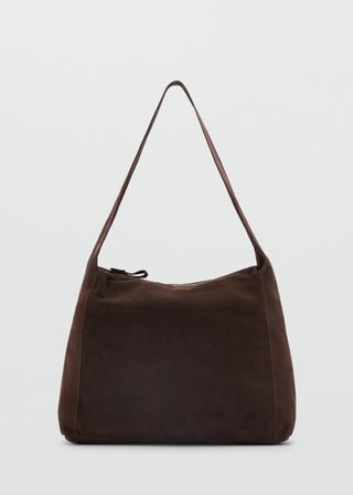 Suede Shopper Bag