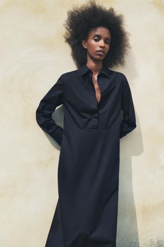 Zw Collection Poplin Shirtdress