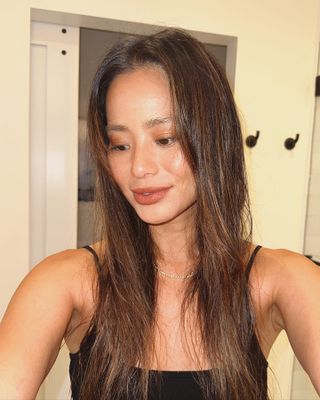 @jamiejchung chestnut brown hair