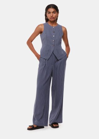 Petite Lottie Pinstripe Waistcoat