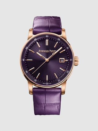 Audemars Piguet,Code 11.59 watch in eggplant