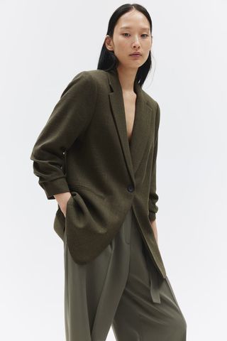 H&M, Gathered Sleeve Blazer