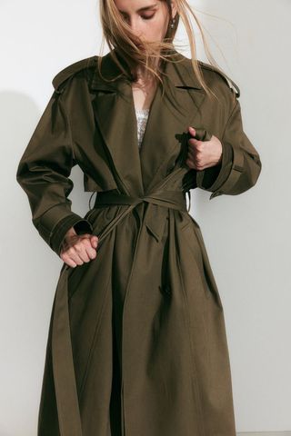 Twill Trench Coat