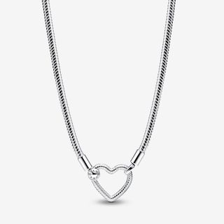 Heart Closure Snake Chain Necklace