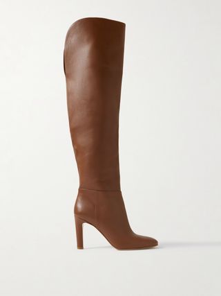 Linda Leather Over-The-Knee Boots