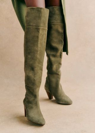 Sézane Colotte Thigh High Boots