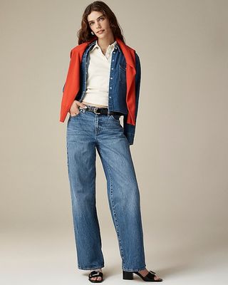 Lower-Rise Wide-Leg Jean in 1984 Rigid