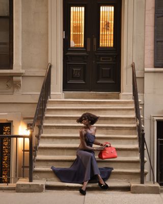 How a New Yorker styles a maxi dress.