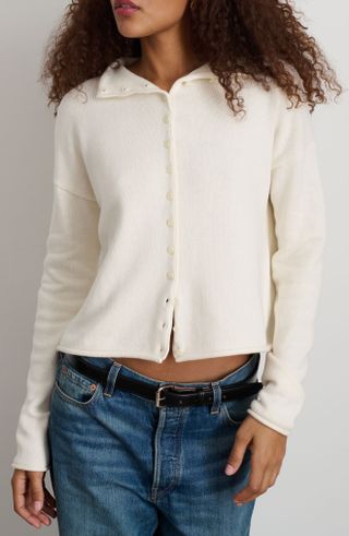 Alex Mill, Taylor Cotton & Cashmere Cardigan