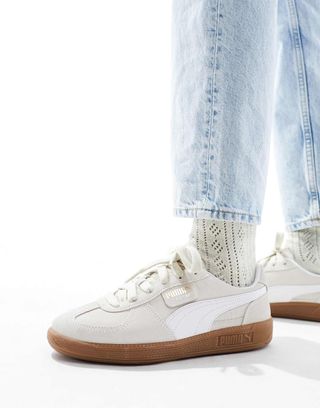 Puma Palermo Trainers in Off White