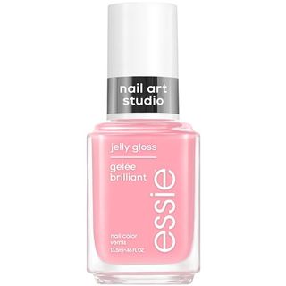 Essie Nail Art Studio Jelly Gloss Nail Polish, Vegan, Sheer Pink Nail Polish, Blush Jelly, 0.46 Fl Oz