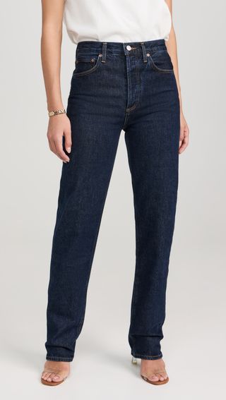 90s Pinch Waist Long Jeans