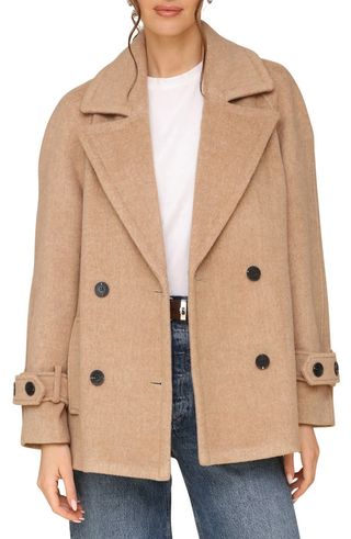 Relaxed Swing Peacoat