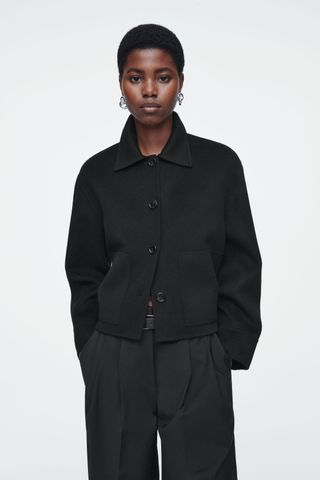 Boxy Double-Faced Wool Jacket