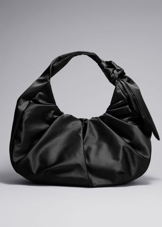 Large Satin Shoulder Bag