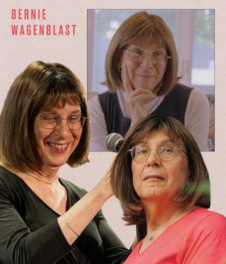 Collage of Bernie Wagenblast.