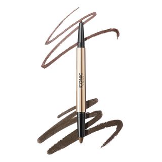 Iconic London + Smokey Eye Duo Kajal Eyeliner + Eyeshadow in Chocolate Brown