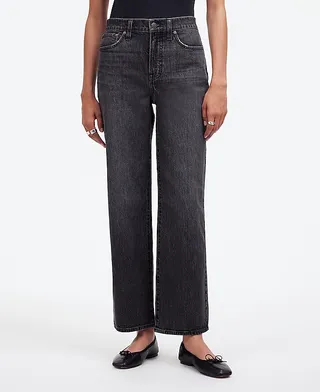 Madewell, The Perfect Vintage Wide-Leg Crop Jean